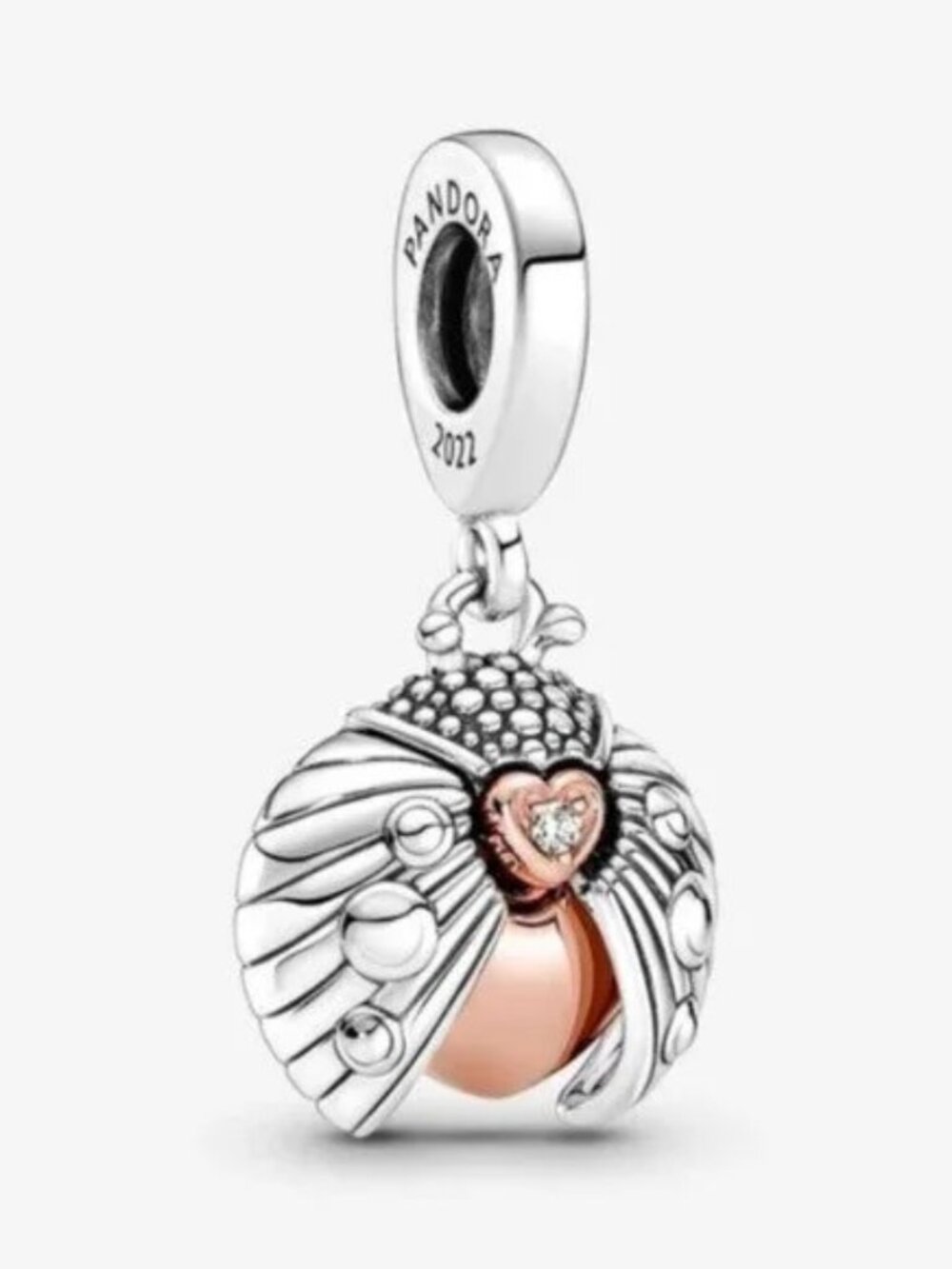 Pandora Club 2022 Ladybird & Heart Dangle Charm